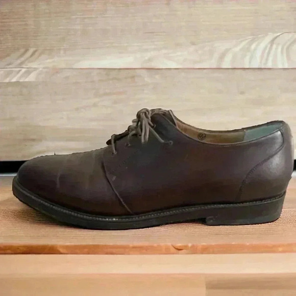 Cole Haan Bragano Shoes 9.5D Vintage Brown Leather Oxfords Made in Italy. main image 5